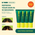 B/YOND Anti-bacterial Dry Shampoo 50g *4 | Fresh Hair | Air-Gel Formula Oil Control No White Residue